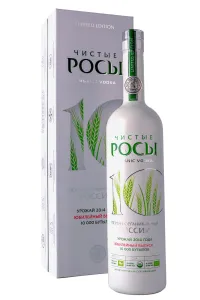Водка Чистые Росы юбилейная в подарочной коробке  0.7 л