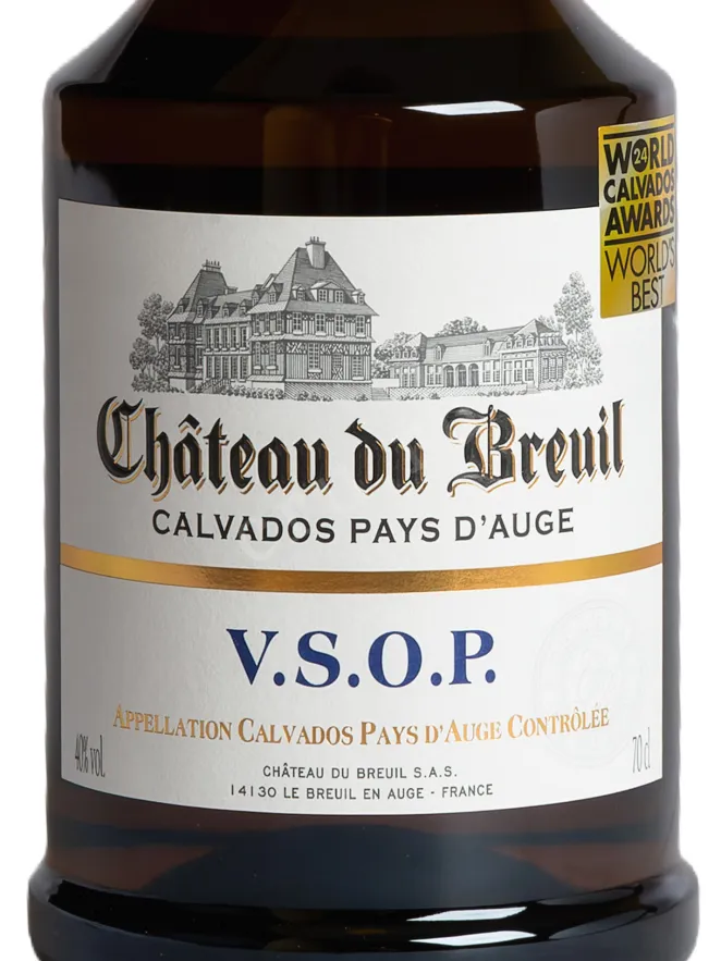 Этикетка Chateau du Breuil VSOP in gift box 0.7 л