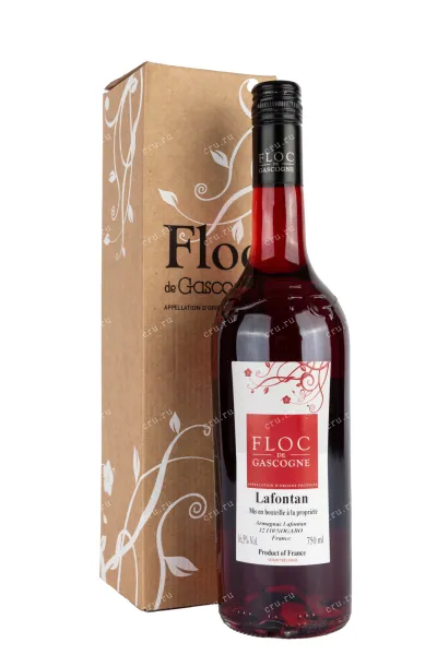 Флок де Гасконь Lafontan red in gift box 2022 0.75 л
