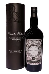 Арманьяк Saint Aubin Bas-Armagnac in tube 1980 0.7 л