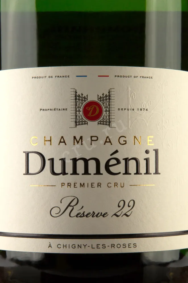 Этикетка Dumenil Reserve 0.75 л