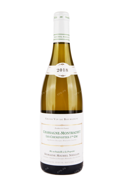 Вино Chassagne Montrachet Premier Cru Les Chenevottes 2018 0.75 л