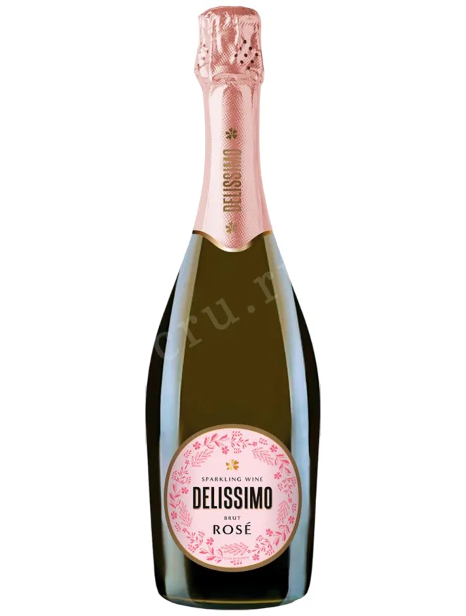 Игристое вино Делиссимо Брют Розе 2024 0.75 л