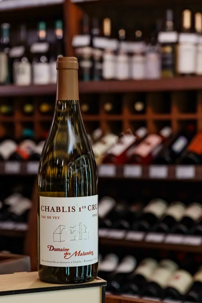 В магазине Крю Профи Domaine des Malandes Chablis Premier Cru Vau de Vey 2023 0.75 л