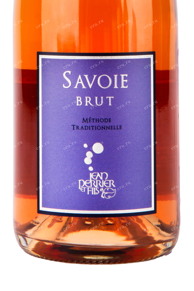 Этикетка игристого вина Jean Perrier et Fils Methode Traditionnelle Rose Savoie 0.75 л