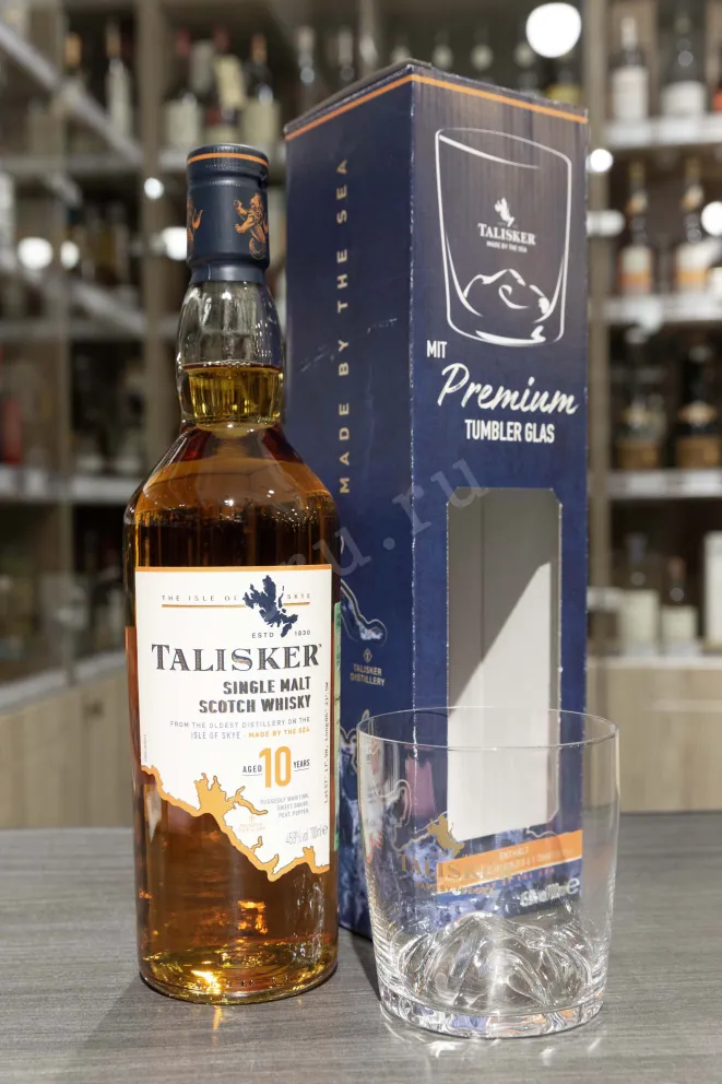 В магазине Крю Профи Talisker 10 Years Old in gift box with glass 0.7 л