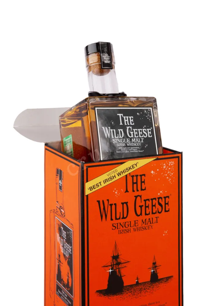 В подарочной коробке The Wild Geese Single Malt gift box 0.7 л