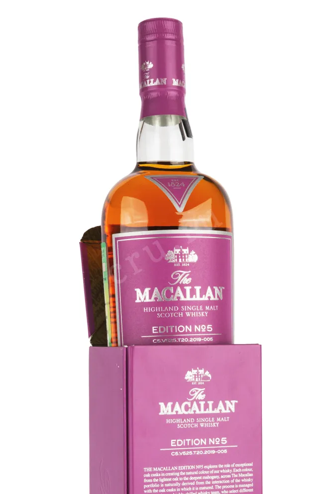 В подарочной коробке Macallan Edition №5 0.7 л