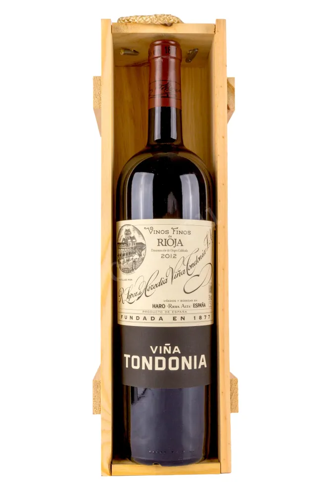 В деревянной коробке Vina Tondonia Gran Reserva Rioja in wooden box 2012 1.5 л