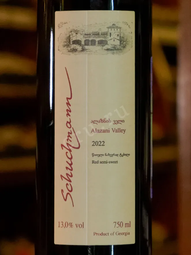 В магазине Крю Профи Schuchmann Alazani Valley Red semi-sweet 2022 0.75 л