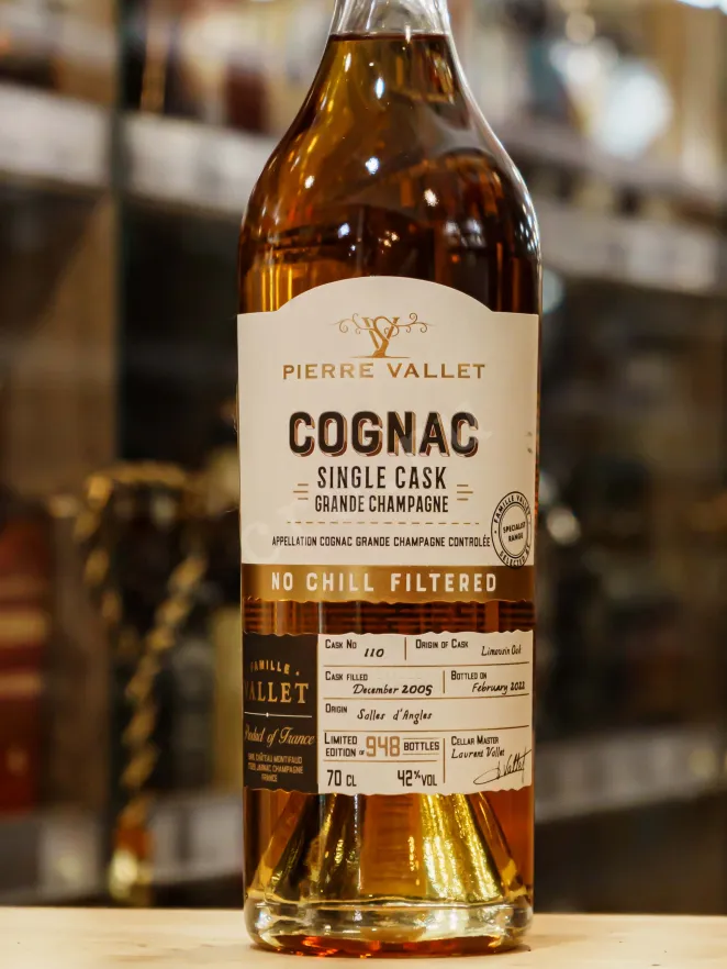 В магазине Крю Профи Pierre Vallet Single Cask 0.7 л
