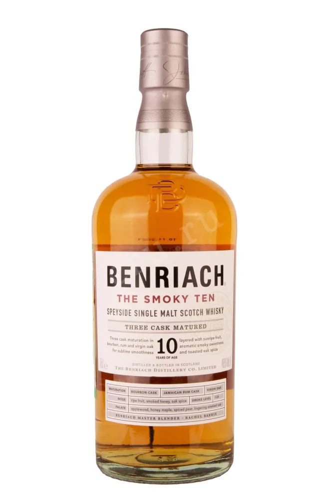 Бутылка Benriach Smoky Ten 10 years in tube 0.7 л