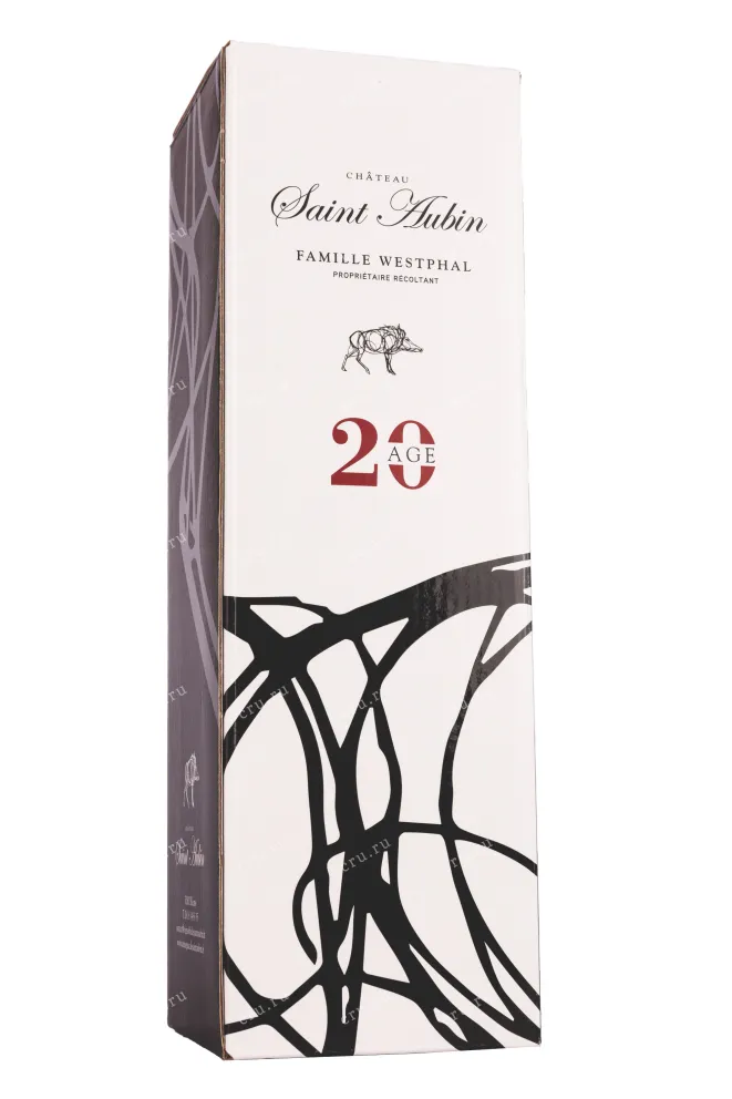 Подарочная коробка Saint Aubin 20 age gift box 2001 0.7 л