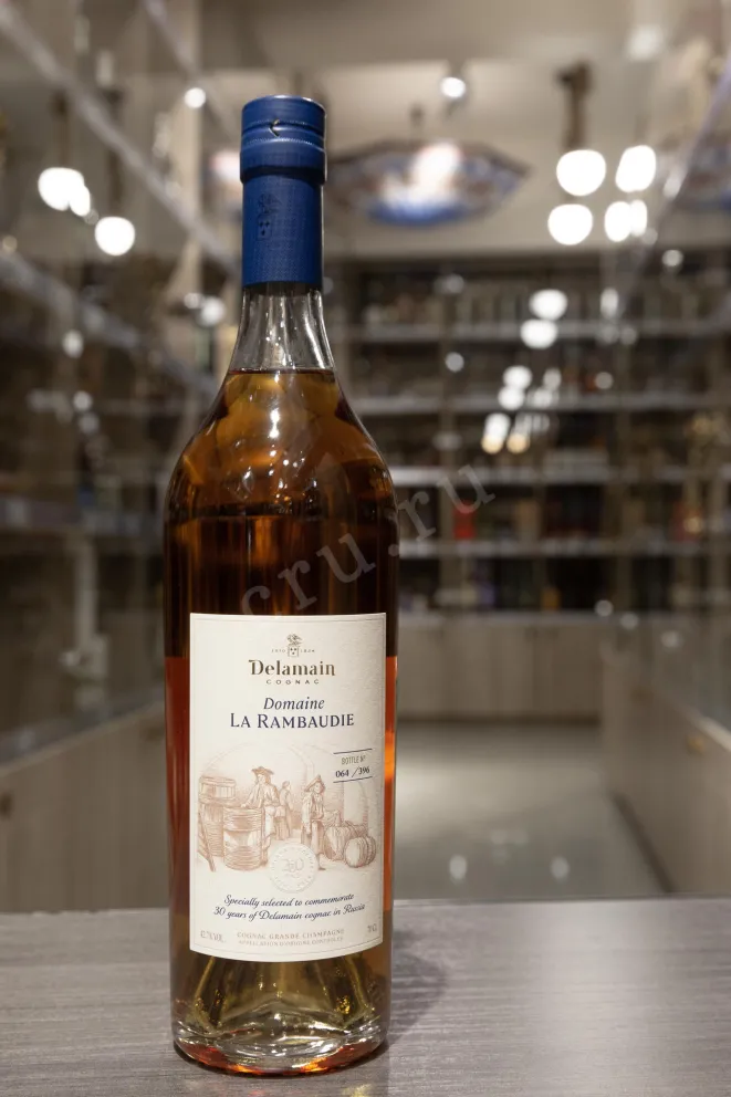 В магазине Крю Профи Delamain Domaine La Rambaudie Grande Champagne In wooden box 0.7 л