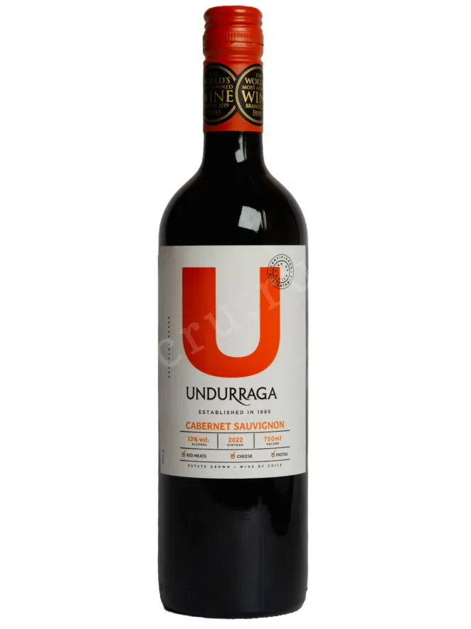 Вино Undurraga Cabernet Sauvignon 2022 0.75 л