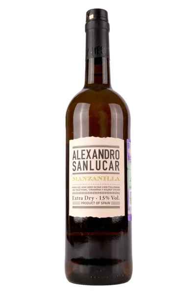 Херес Alexandro Sanlucar Manzanilla 2020 0.75 л