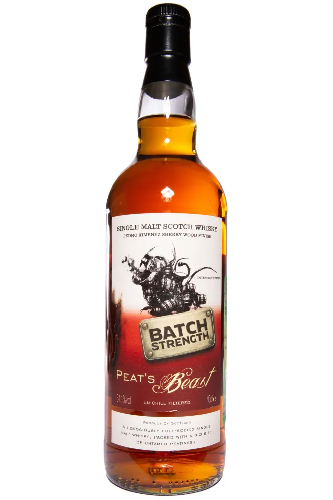 Бутылка Peat's Beast Single Malt Batch Strength in tube 0.7 л