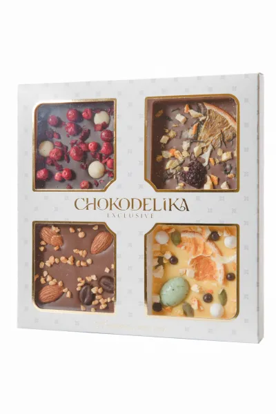 Шоколад Чокоделика Ассорти из шоколада Истинное наслаждения 140 г