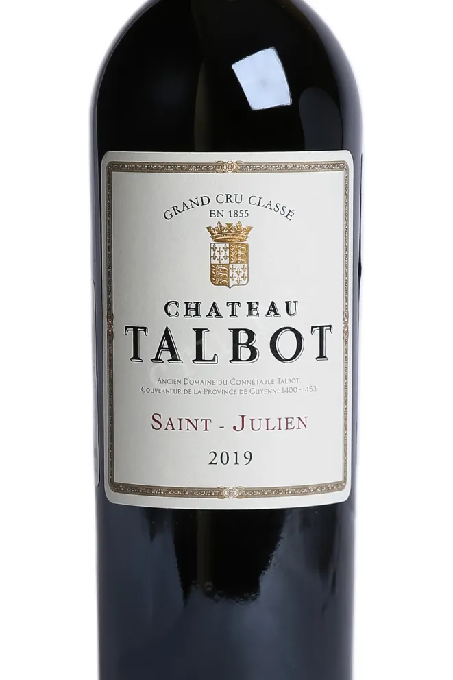 Этикетка Chateau Talbot Grand Cr Classe Saint-Julien 2019 0.75 л