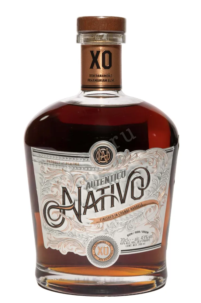 Бутылка Autentico Nativo XO in gift box 0.7 л