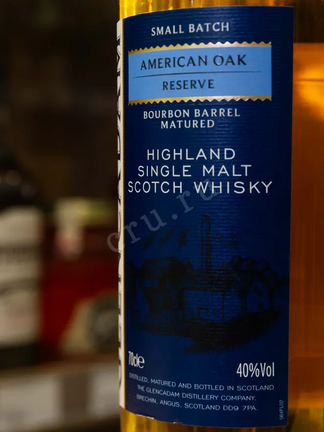 В магазине Крю Профи Glencadam American Oak Reserve Bourbon Barrel Matured in tube 0.7 л