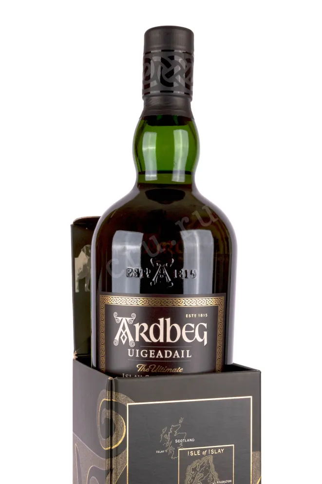 В подарочной коробке Ardbeg Uigeadail in gift bx 0.75 л