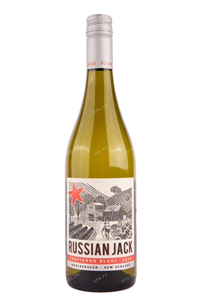 Вино Russian Jack Sauvignon blanc Marlborough 2020 0.75 л