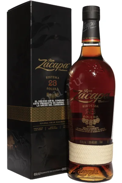 Ром Zacapa Centenario Solera Gran Reserva 23 in gift box  0.75 л