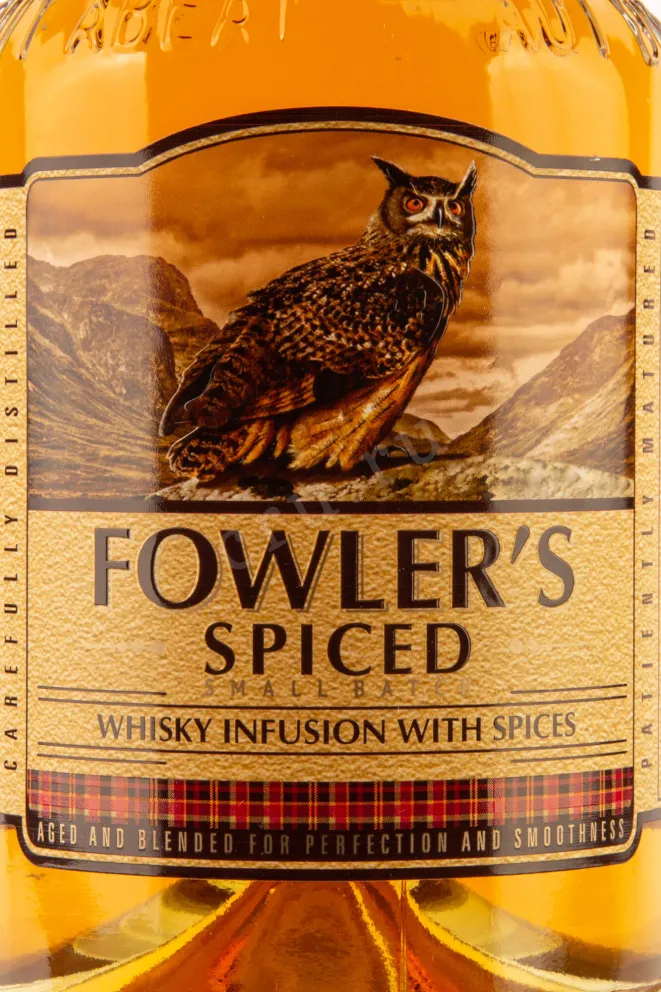 Этикетка Fowlers Spicy semi-sweet 0.5 л