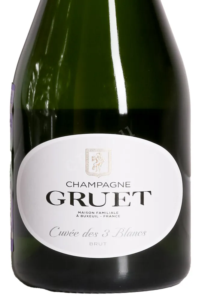 Этикетка Gruet des 3 Blancs 2019 0.75 л