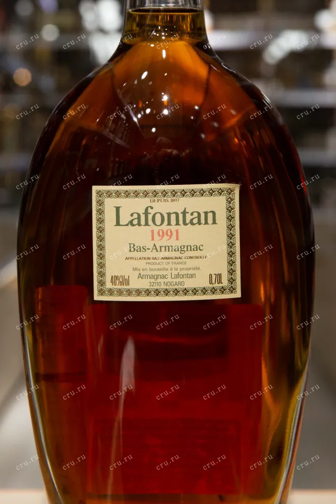 Этикетка Lafontan 1991 0.7 л