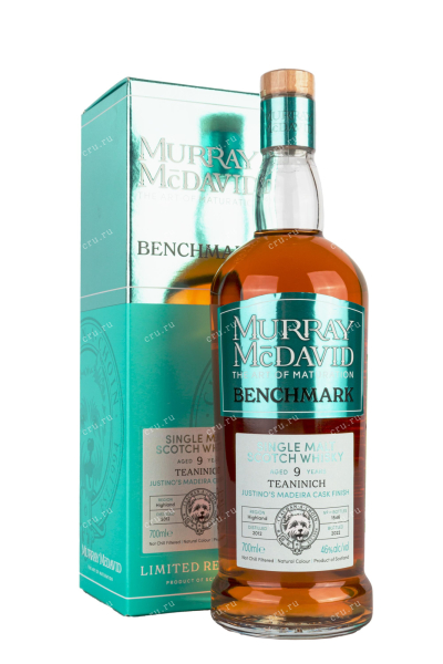 Виски Murray McDavid Benchmark Teaninich 9 Years Old gift box  0.7 л