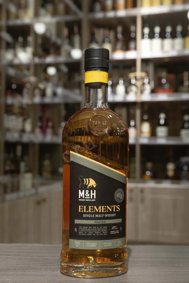 В магазине Крю Профи M&H Elements Peated 0.7 л