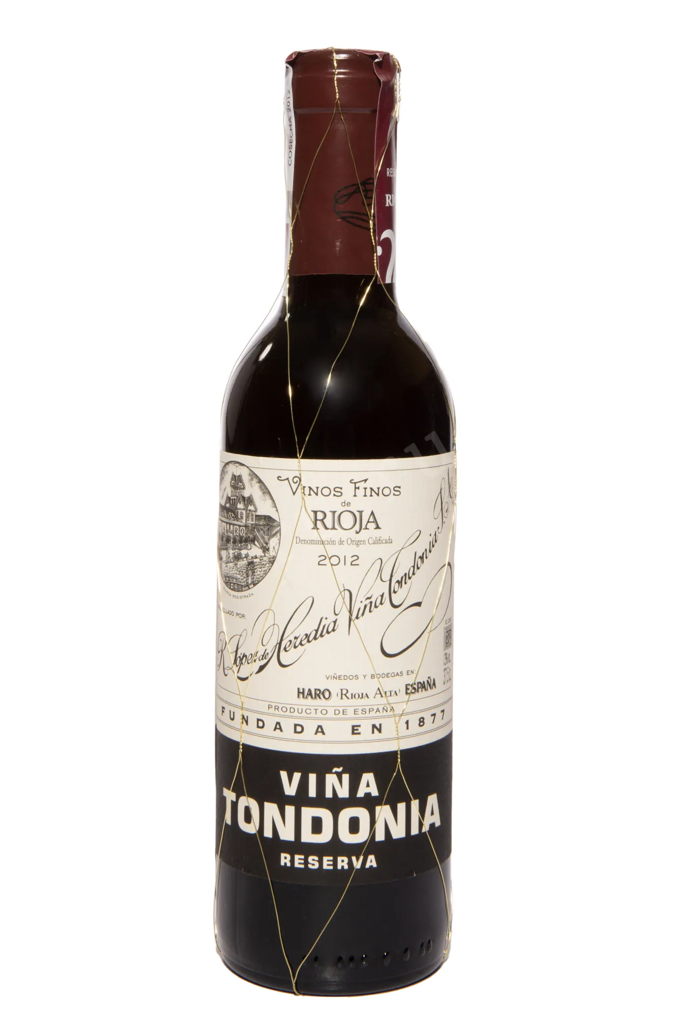 Фото — Вино Vina Tondonia Rezerva Red Dry DOCa Rioja 2012 0.375 л