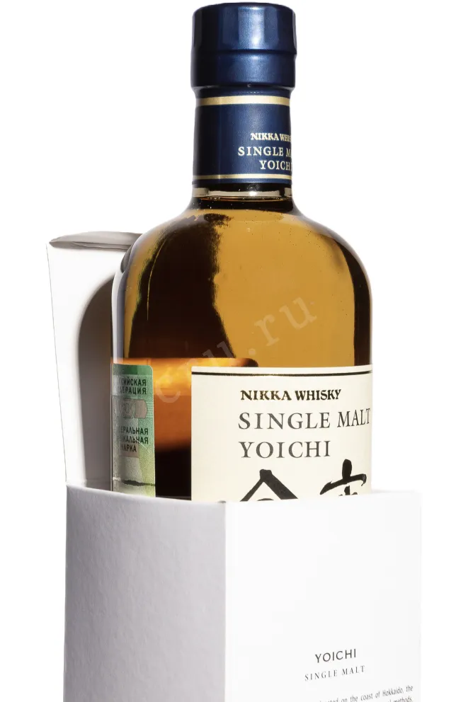 В подарочной коробке Nikka Single Malt Yoichi gift box 0.7 л