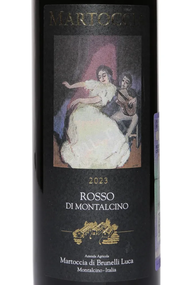 Этикетка Martoccia Rosso Di Montalcino DOC 2023 0.75 л