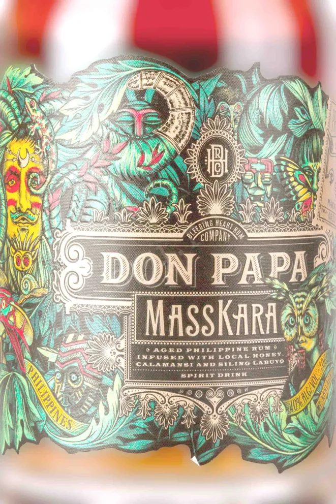 Этикетка Don Papa MassKara 0.7 л