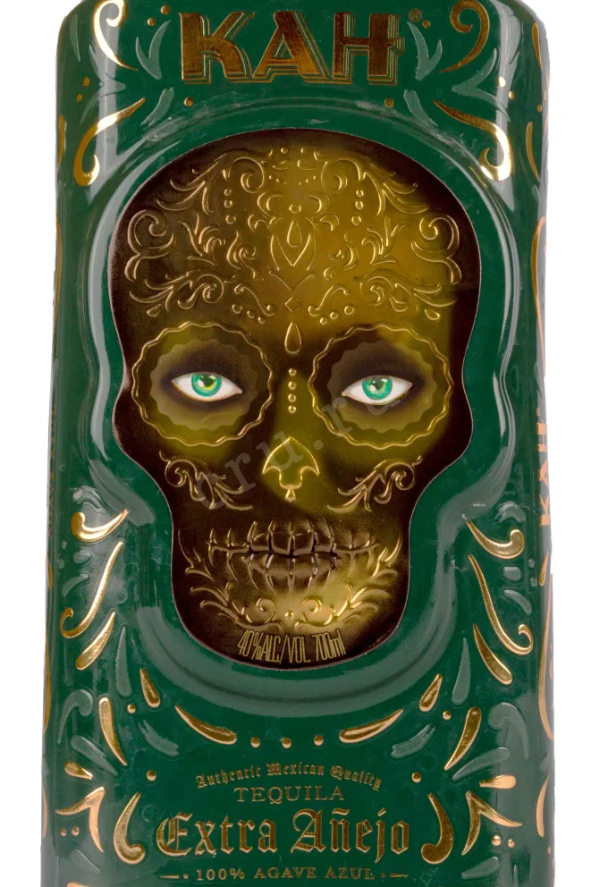 Этикетка KAH Extra Anejo 0.7 л