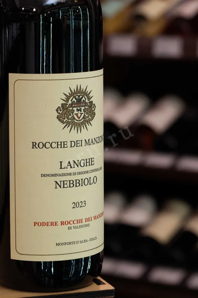 В магазине Крю Профи Rocche Dei Manzoni Nebbiolo Langhe DOC 2023 0.75 л