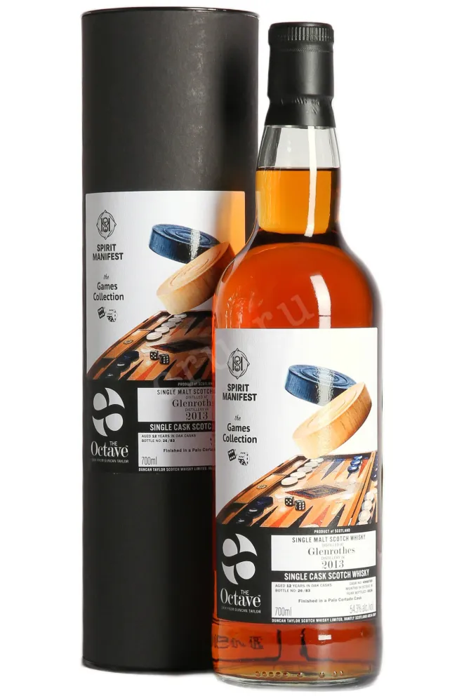 Виски The Octave Spirit Manifest Games Collection Glenrothes 12 years in tube 2013 0.7 л