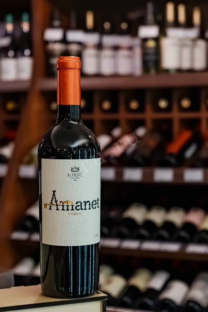 В магазине Крю Профи Aleksic Amanet Vranac 2019 0.75 л