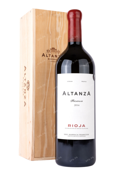 Вино Altanza Reserva Rioja with gift box 2014 3 л
