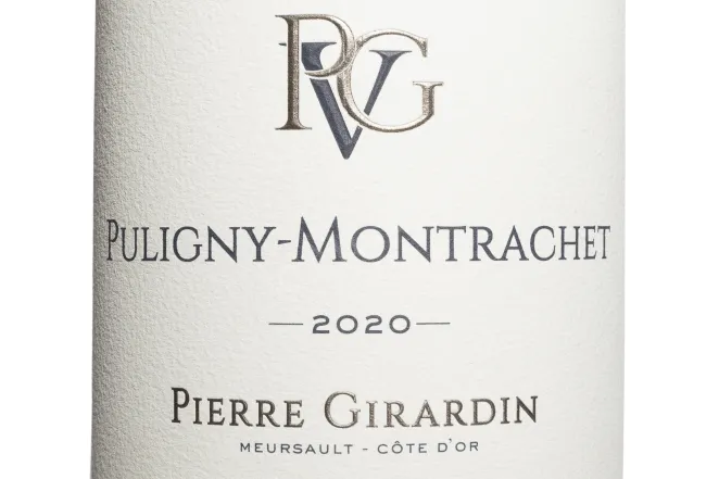 Этикетка Pierre Girardin Puligny-Montracher AOC 2020 0.75 л