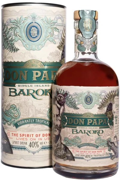 Ром Don Papa Baroko in tube  0.7 л