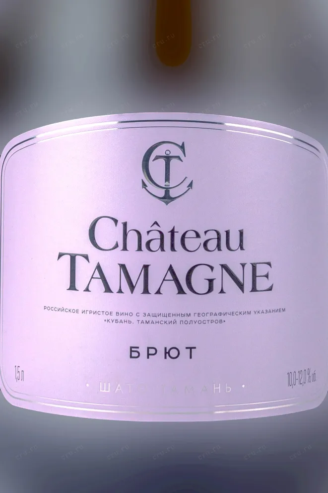 Этикетка Chateau Tamagne white brut 2023 1.5 л