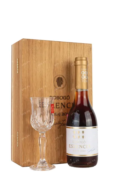 Вино Dobogo Tokaji Aszu 5 Puttonyos gift box + glass 2010 0.25 л