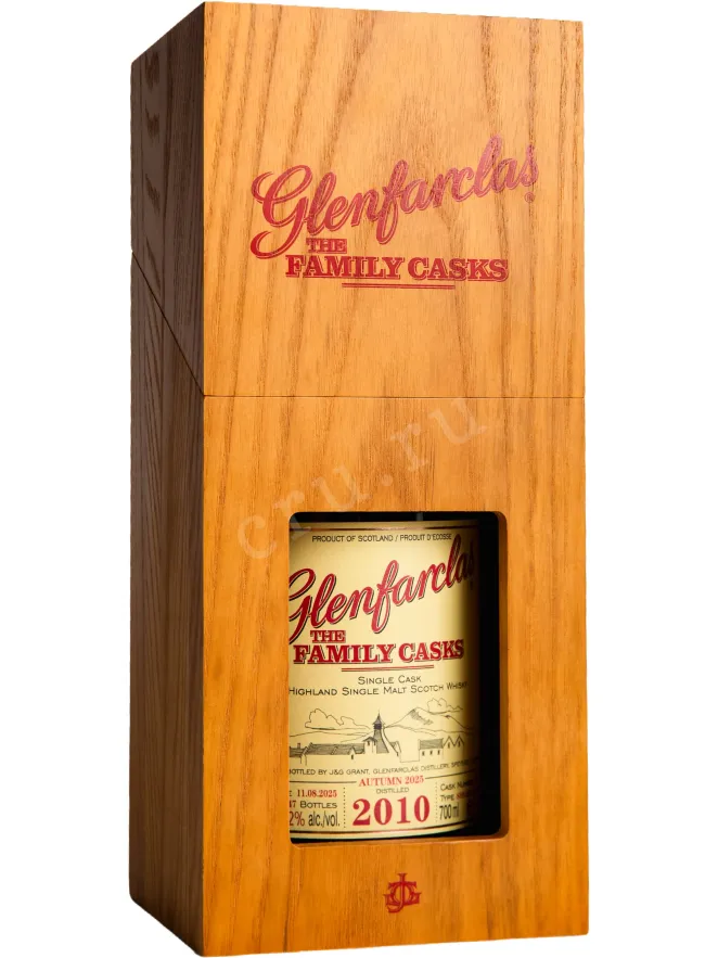 Подарочная коробка Glenfarclas Family Casks 2010 2000 0.7 л