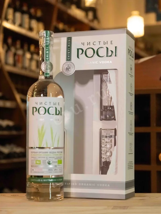 В магазине Крю Профи Chisti Rosi in gift box with 2 glasses 0.7 л