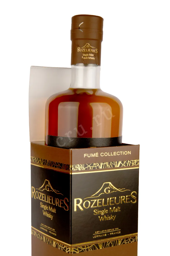 Виски Розелье Фюме Коллексьон Сингл Молт 0,7 в подарочной коробке