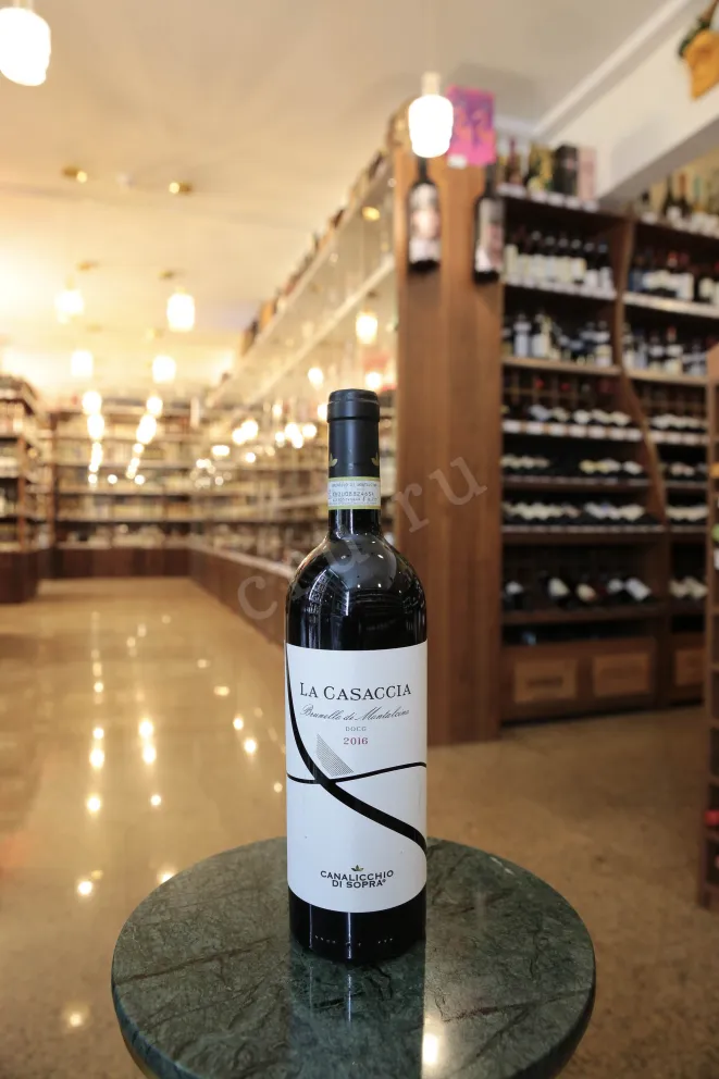В магазине Крю Профи Brunello di Montalcino La Casaccia Canalicchio di Sopra 2016 0.75 л
